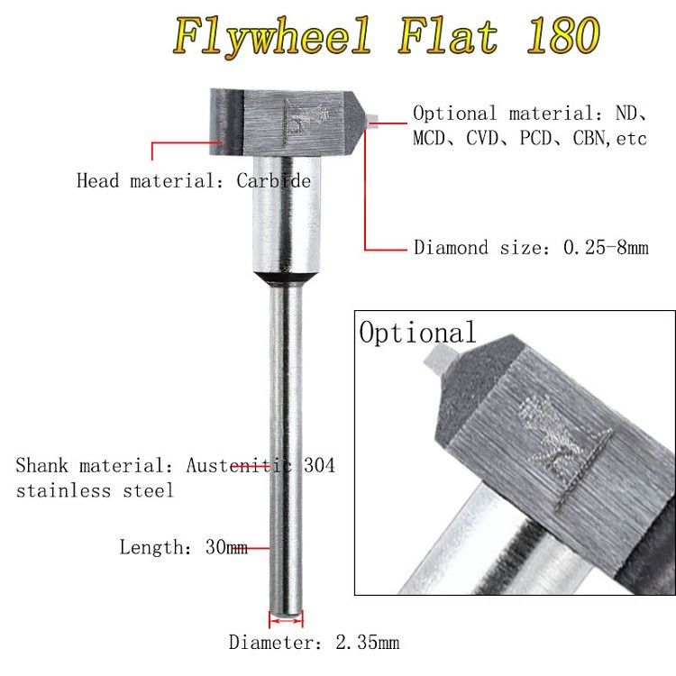 180 degree Flywheel Diamond Tools