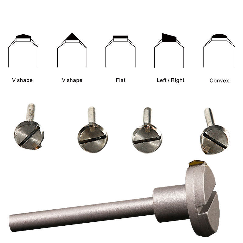 125 Degree V Shape Flywheel Diamond Tool Round Head